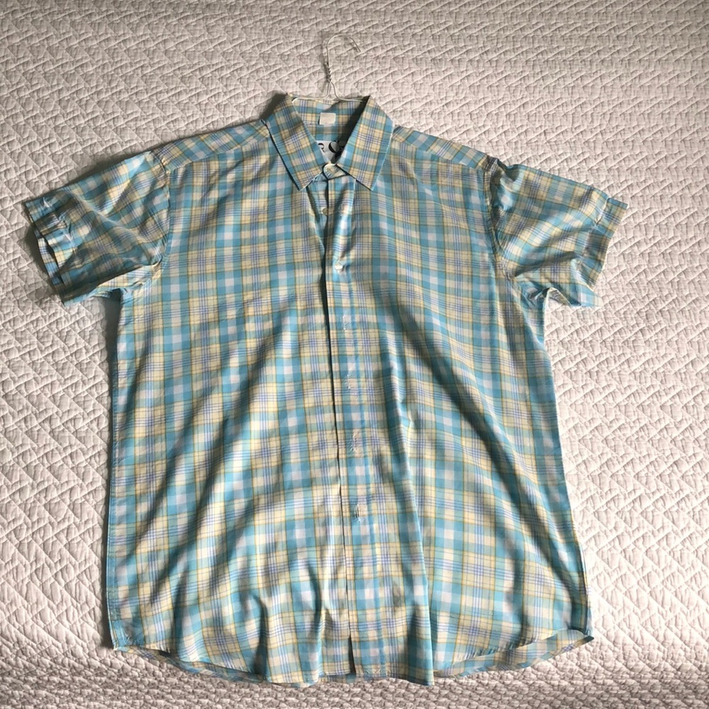 Men’s Barney’s NY COOP short sleeve button down